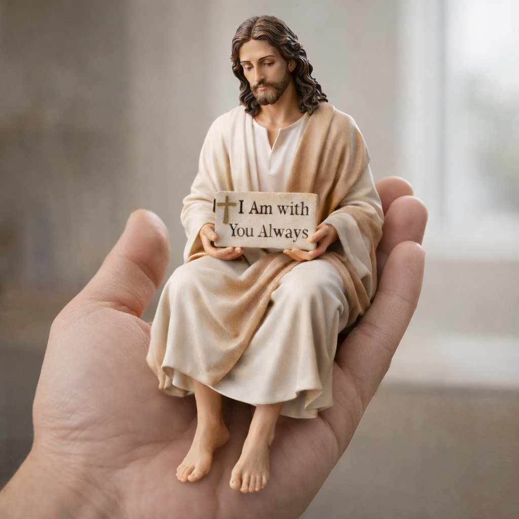 【Easter Sale-buy 2 get 1 free】❤️Handcrafted Jesus Figurine✝️Serene Desk Companion🙏