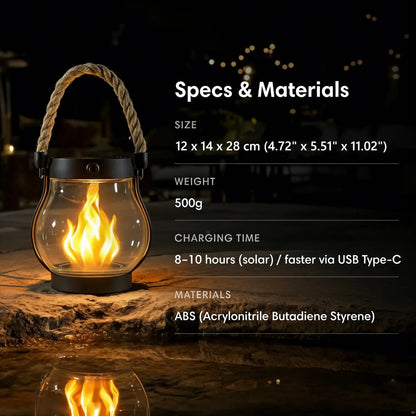 🔥 Solar Garden Lanterns – No Wiring, Auto-On at Dusk! Last Chance Before They're Gone!