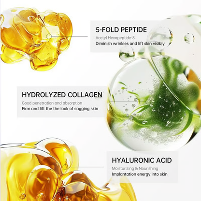 Roller Massage Neck Cream 🧴 Collagen & Hyaluronic Acid | Firms Neck, Reduces Wrinkles