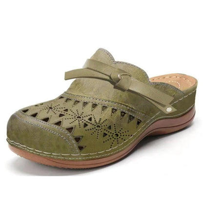 Mother's Day Special Offer-Women’s Bowknot Wedge Sandals – Arch Support & Everyday Comfort