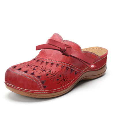 Mother's Day Special Offer-Women’s Bowknot Wedge Sandals – Arch Support & Everyday Comfort