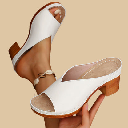Mother's Day Special Offer - Orthopedic Chunky High Heel Sandals - BUY 2 FREE SHIPPING