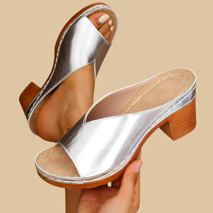 Mother's Day Special Offer - Orthopedic Chunky High Heel Sandals - BUY 2 FREE SHIPPING