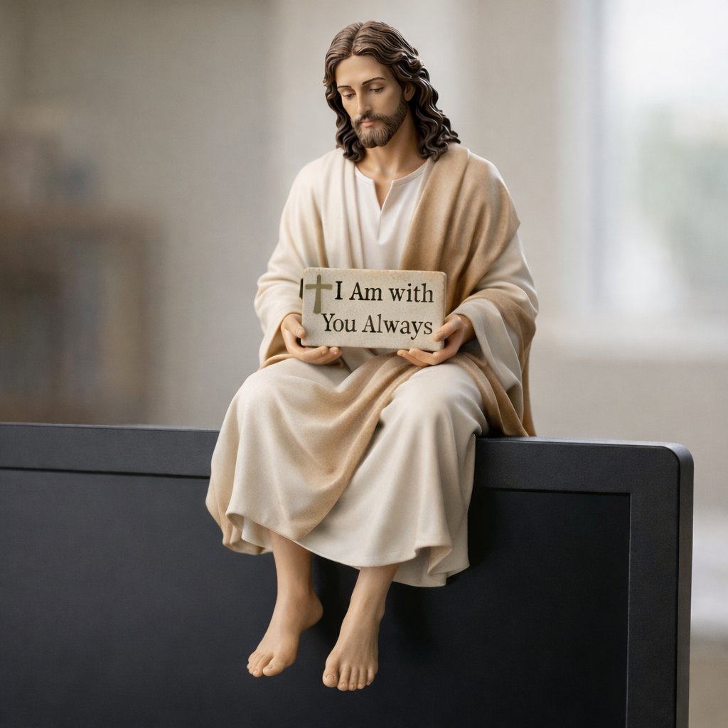 【Easter Sale-buy 2 get 1 free】❤️Handcrafted Jesus Figurine✝️Serene Desk Companion🙏
