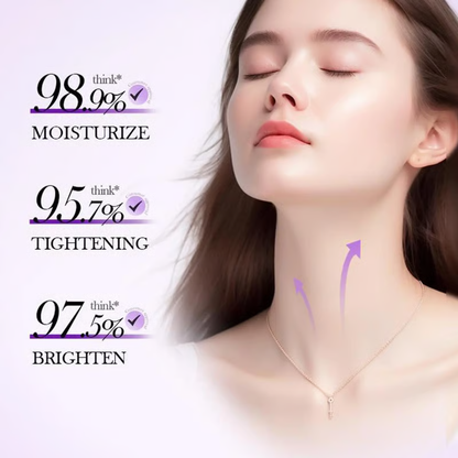 Roller Massage Neck Cream 🧴 Collagen & Hyaluronic Acid | Firms Neck, Reduces Wrinkles