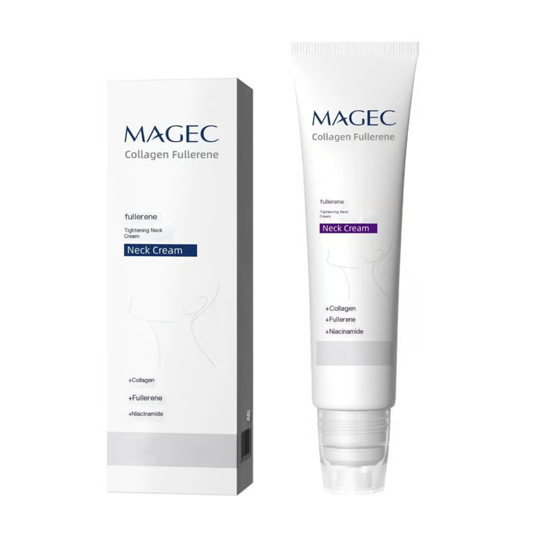 Roller Massage Neck Cream 🧴 Collagen & Hyaluronic Acid | Firms Neck, Reduces Wrinkles
