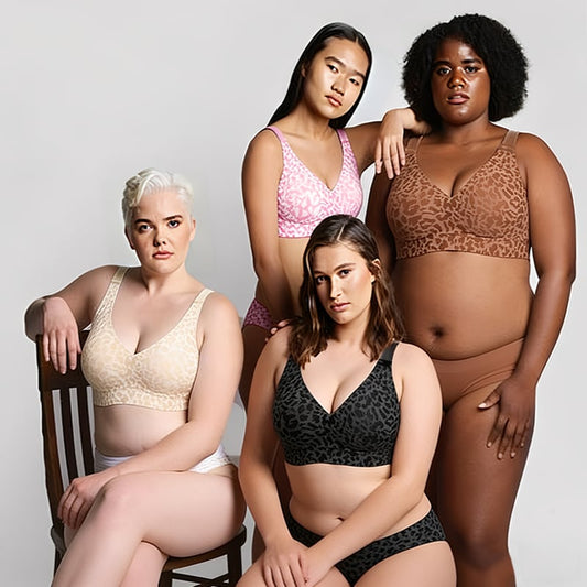 ❤️Mother's Day Specials-BUY 1 GET 1 FREE 🔥Super Firming Leopard Print Jelly  Bra | Women Wirefree Bras 👍No More Sagging Breasts