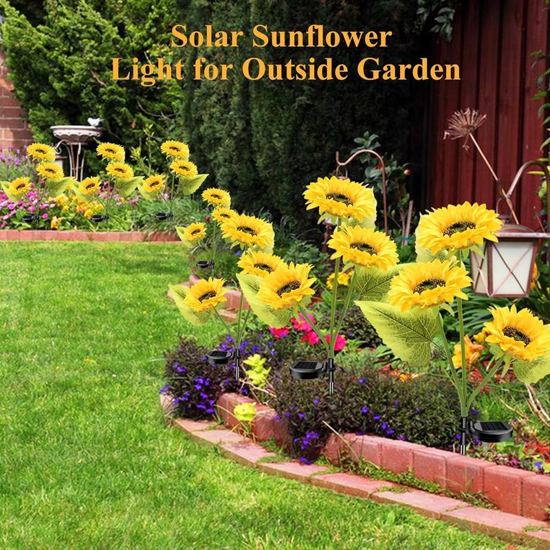 🌻50% off🌞Solar LED Sunflower Garden Lights-29.6inch/74cm