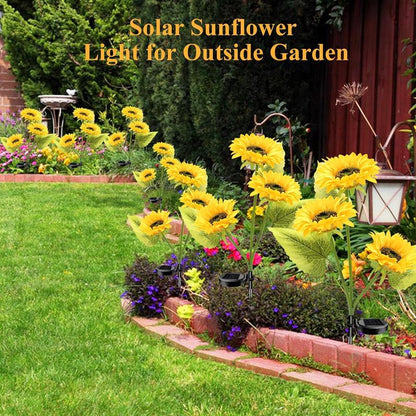 🌻50% off🌞Solar LED Sunflower Garden Lights-29.6inch/74cm