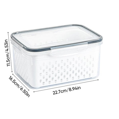 Food Storage Containers for Fridge with Removable Colander