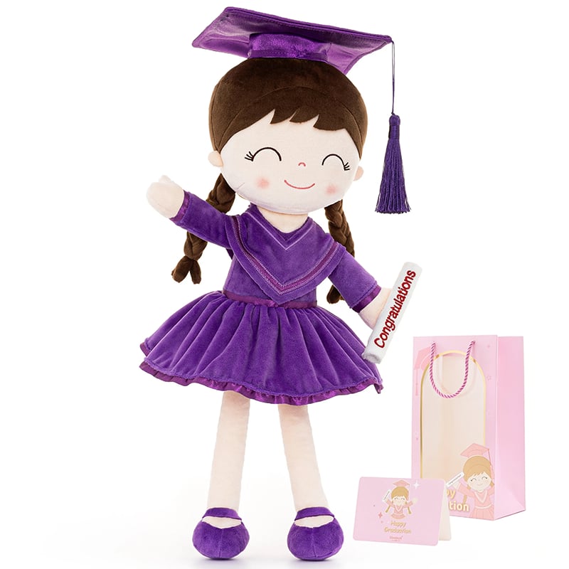 🎓Class of 2026 Graduation Doll – 16” Soft Plush Keepsake Gift with Gift Bag