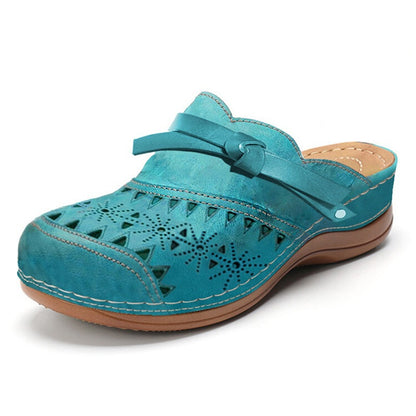 Mother's Day Special Offer-Women’s Bowknot Wedge Sandals – Arch Support & Everyday Comfort