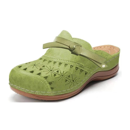 Mother's Day Special Offer-Women’s Bowknot Wedge Sandals – Arch Support & Everyday Comfort